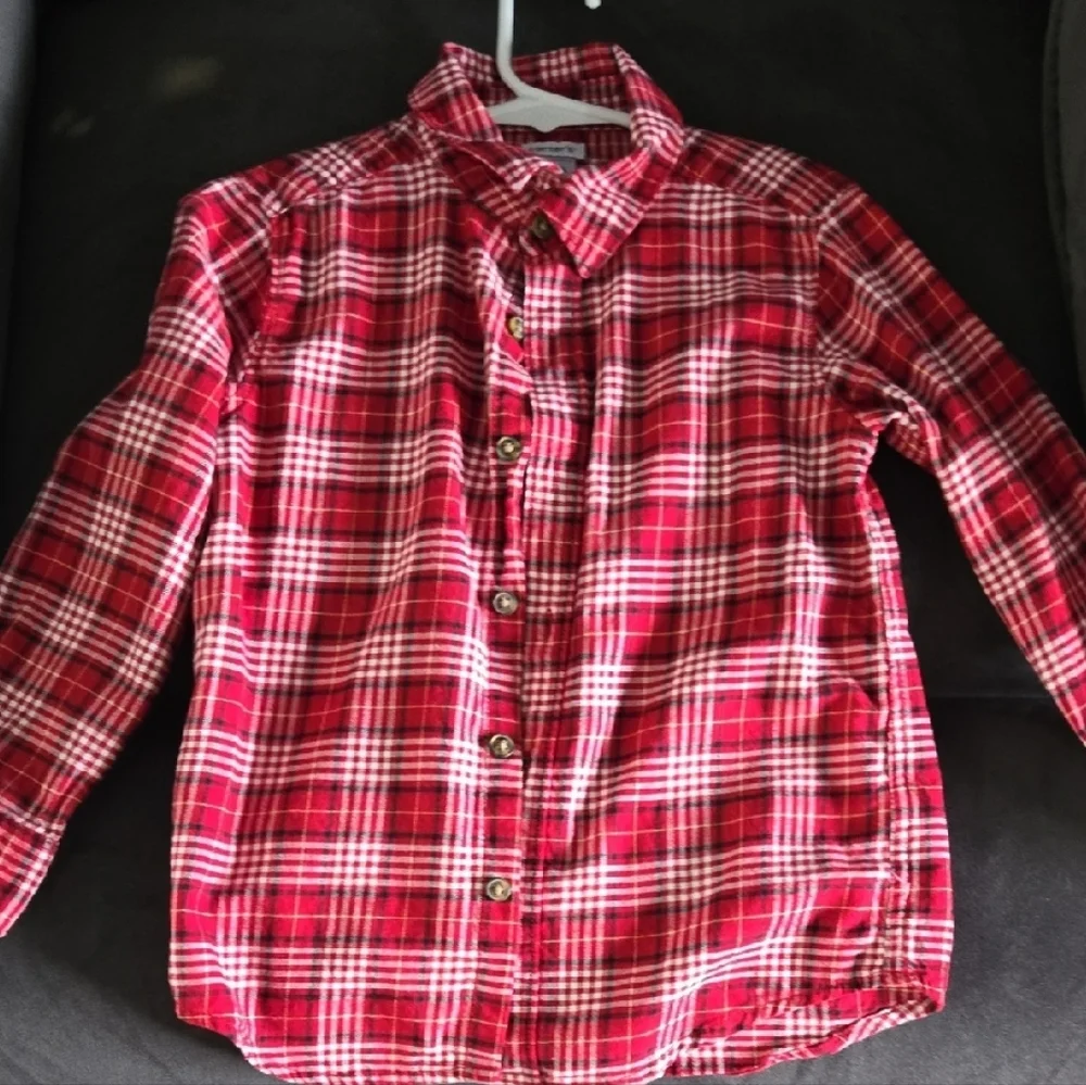 Carter's Red Plaid‎ Kids Shirt